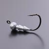 5 Pcs Barbed Fishing Hooks Bait Holder Hooks Freshwater Saltwater Fishing Hooks for Shrimp Lure Bass Carp Catfish Bait