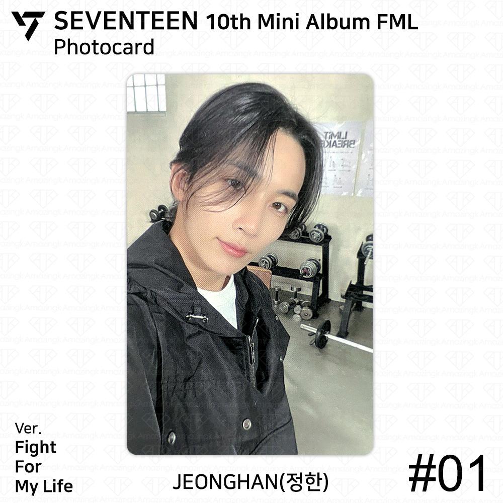 Seventeen 10-й мини-альбом FML Официальная фотокарточка K-POP KPOP Мингю Вону Хоши