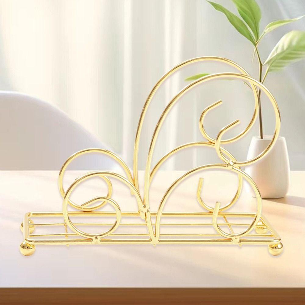 Отдельно стоящий металлический держатель для салфеток в скандинавском стиле, вертикальный диспенсер для салфеток, подставка для хранения салфеток, для помещений