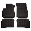 Dywaniki samochodowe gumowe do: Opel Insignia B liftback, sedan, kombi, sports tourer (2017-2022) - czarne, dopasowane