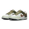 Nike Детские кроссовки Dunk Low GS Leopard White Coconut-Milk Rough Green DX9282-100