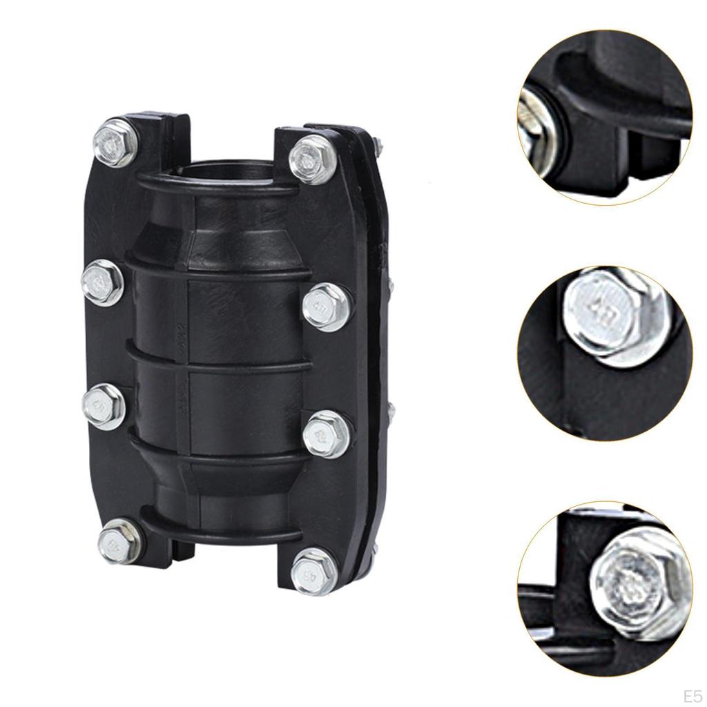 Хомут-герметик для аварийного ремонта течи водопроводной трубы для чугуна, цемента, ПВХ, ПЭ