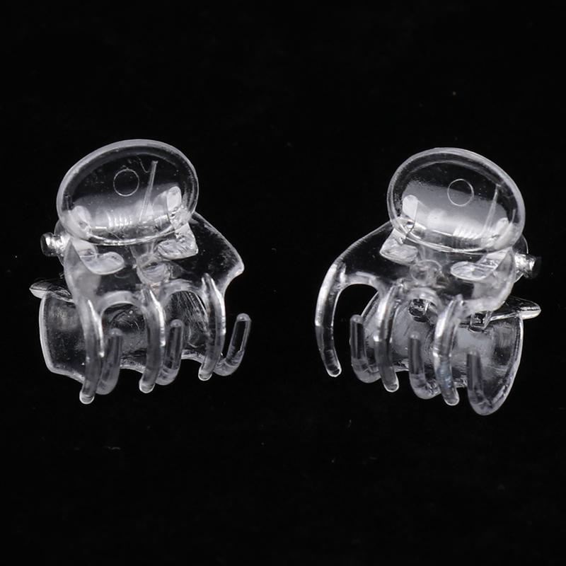 50 шт. прозрачные зажимы для орхидей с 6 когтями, пластиковые зажимы для цветов-бабочек, прозрачный фиксатор для садовых стеблей виноградной лозы, вьющихся растений