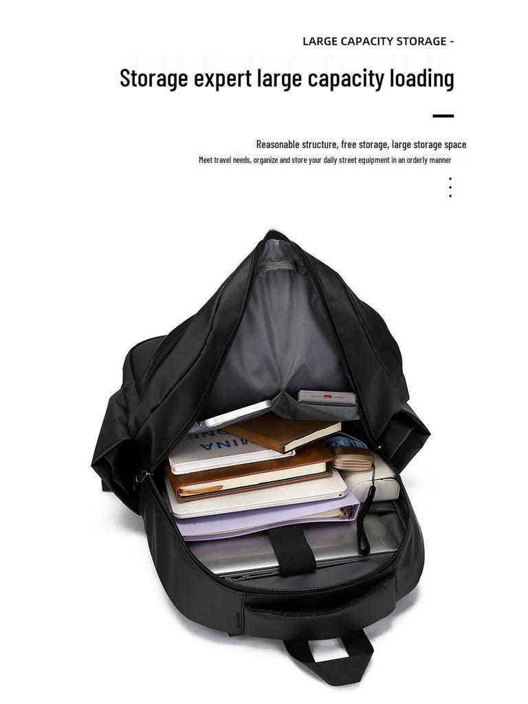 Men's Ultralight Large Capacity Laptop Backpack for Business and Casual Commuting