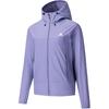 Серия Outdoor Спорт Досуг Свободный Простой Однотонный Худи Дышащий Защита от УФ-лучей Солнцезащитная куртка Женские куртки Сумеречно-фиолетовый 962526604-4