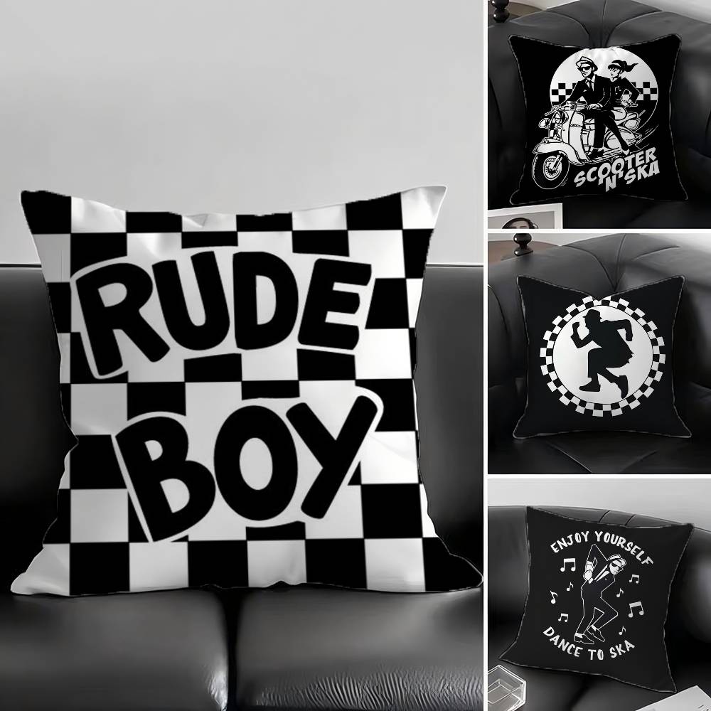 1 шт. Оригинальная наволочка Rude Boy Квадратная Спальня Диван Досуг Комфортная Подушка Авто Гостиная Домашнее Украшение