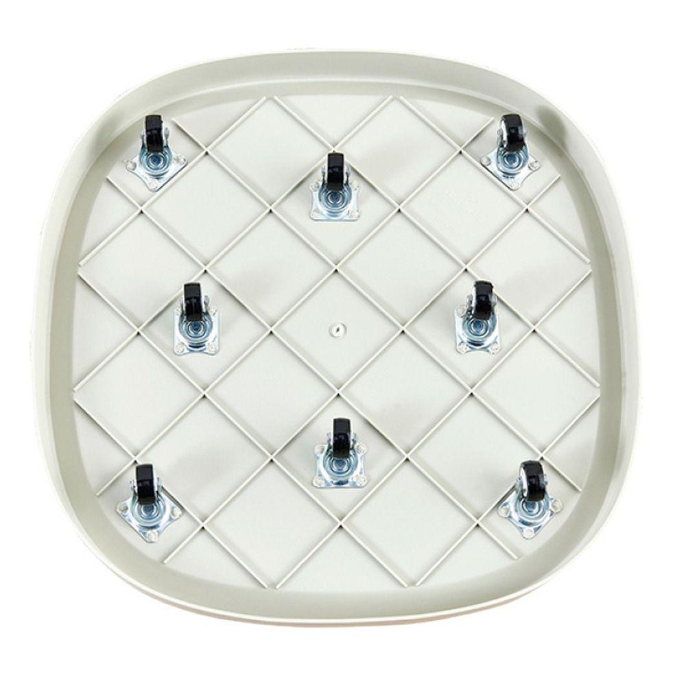 Heavy Duty Flower Pot Mobile Tray Square Rolling Plant Tray Universal Wheel Mobile Base Indoor