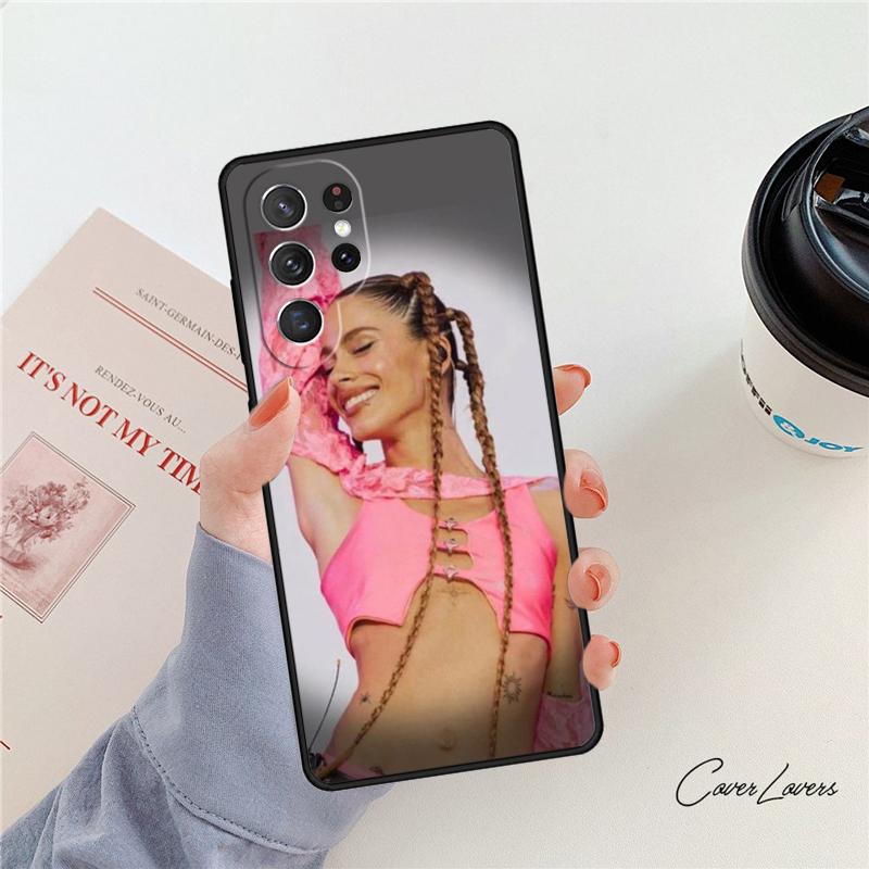 Чехол для телефона Tini Stoessel Для Samsung Galaxy S24 S25 S23 S22 Ultra Note 10 20 Plus S20 S21 FE Обложка