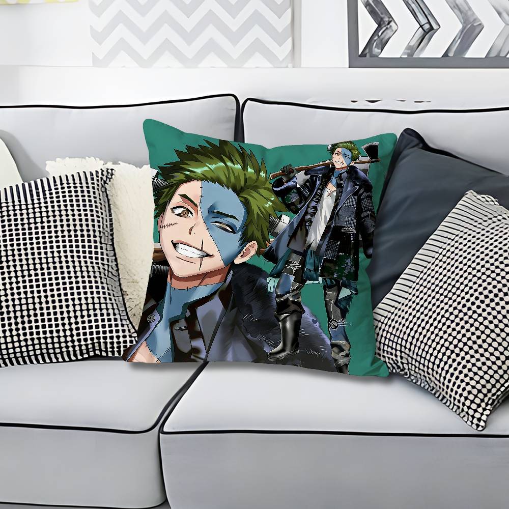 Manga PPhantom Busters Various Sizes Square Pillow Case For Car Home Bedchamber Decor Custom Valentine gift