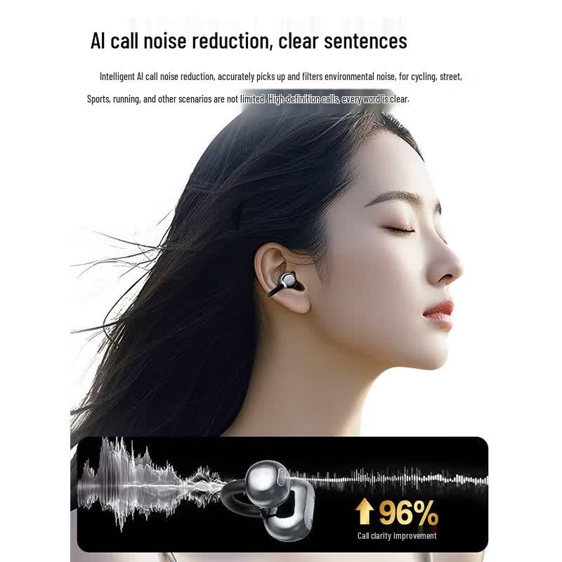 Newmine A10Pro Clip-On Open-Ear Bluetooth Sports Earbuds