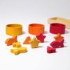 Educational Building Interior Pretend Sorting SH42125 Grimm's GRIMM'S Toy, Blocks, Decor, Play, Game, Rainbow,