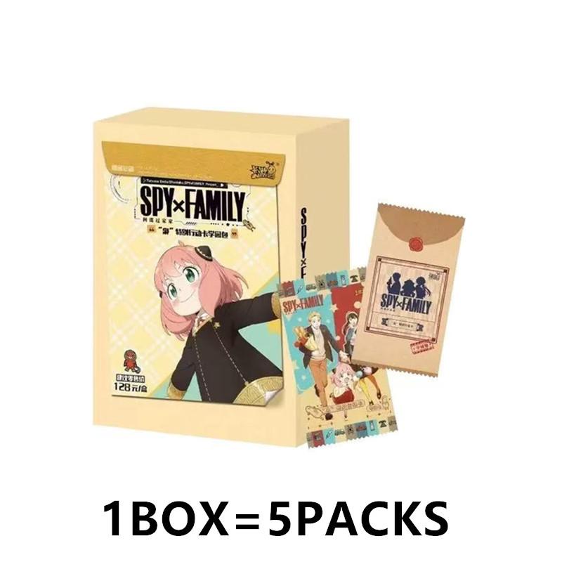 Hot Anime SPY×FAMILY Collection Cards Anya Forger Becky Cute Exquisite Damian Diamond Inlaid Cards Children Christmas Gifts Toys
