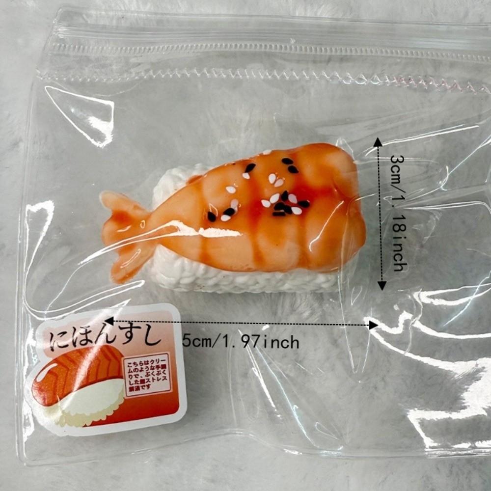 Silicone Sushi Squeeze Squishy Toys Slow Rebound Decompression Toy New Sensory Fidget Toy For Kids
