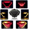 Smoked Rear Brake Light Universal LED Tail Lamp Turn Signal Lamp for Motorcycles Improve Visibility Road Safety for R3