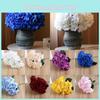 Lifelike 5 Heads Artificial Hydrangea Bouquet Perfect For Home And Wedding Decorations