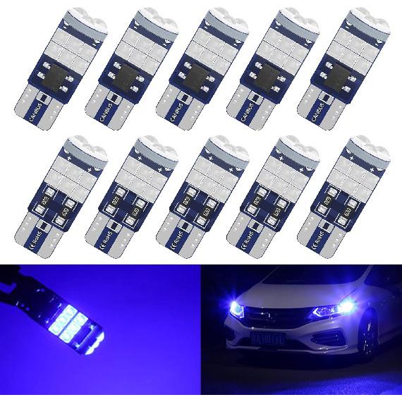 194 LED Bulb Canbus Error Free 3030 Chipset 15-SMD T10 Wedge 168 192 W5W Replacement Bulbs for Car truck Interior Dome Map Door Courtesy Marker