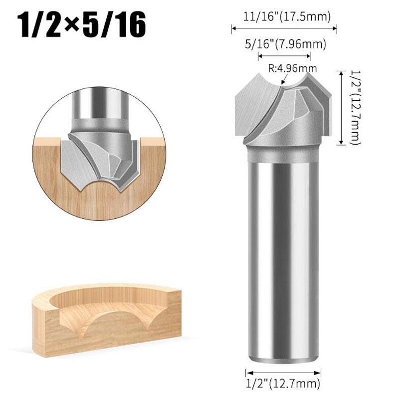 Фрезерная фреза для жемчуга, резак для бусин Будды, круглый резак для бусин, базовый резак для резьбы по дереву, инструменты для обработки дерева, хвостовик 1/4 дюйма, 1/2 дюйма, 6 мм, 12 мм