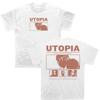 Трэвис Скотт La Flame графика 2026 Унисекс Футболка Унисекс Круглый вырез 100% Хлопок Короткий рукав Оверсайз Y2k Популярная Мода Новая Футболка