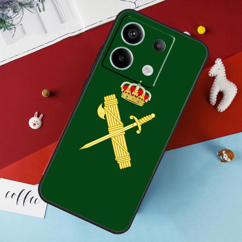 Чехол с логотипом Национальной полиции Испании для Xiaomi Redmi Note 13 12 10 8 9 11 Pro 12S 10S 11S Redmi 13C 10A 10C 9C 12C