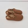 [BABYZZAM] Unisex Teen Banding Loafers Brown, BB421, 7000026498, Popular Korean Shoes