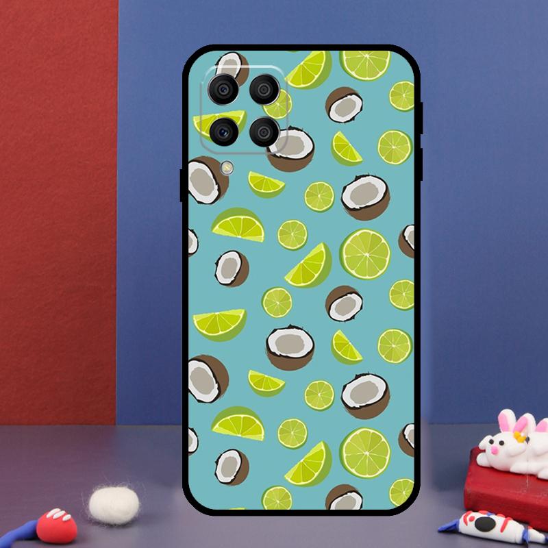 Летние Фрукты Кокос Для Samsung Galaxy M31 M51 M33 M13 M23 M53 M15 M55 M14 M34 M54 M20 M30s M32 M52 Чехол для Телефона