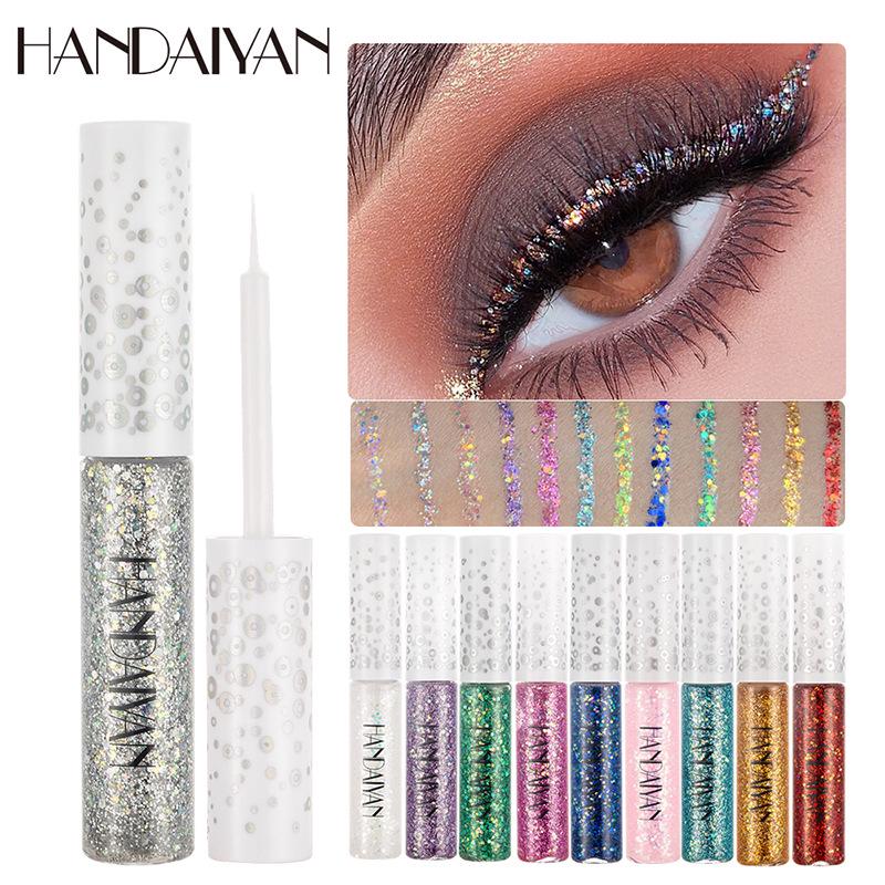 HANDAIYAN Сценический макияж Dream Shiny Sequins Fantasy Тени для век Подводка для глаз