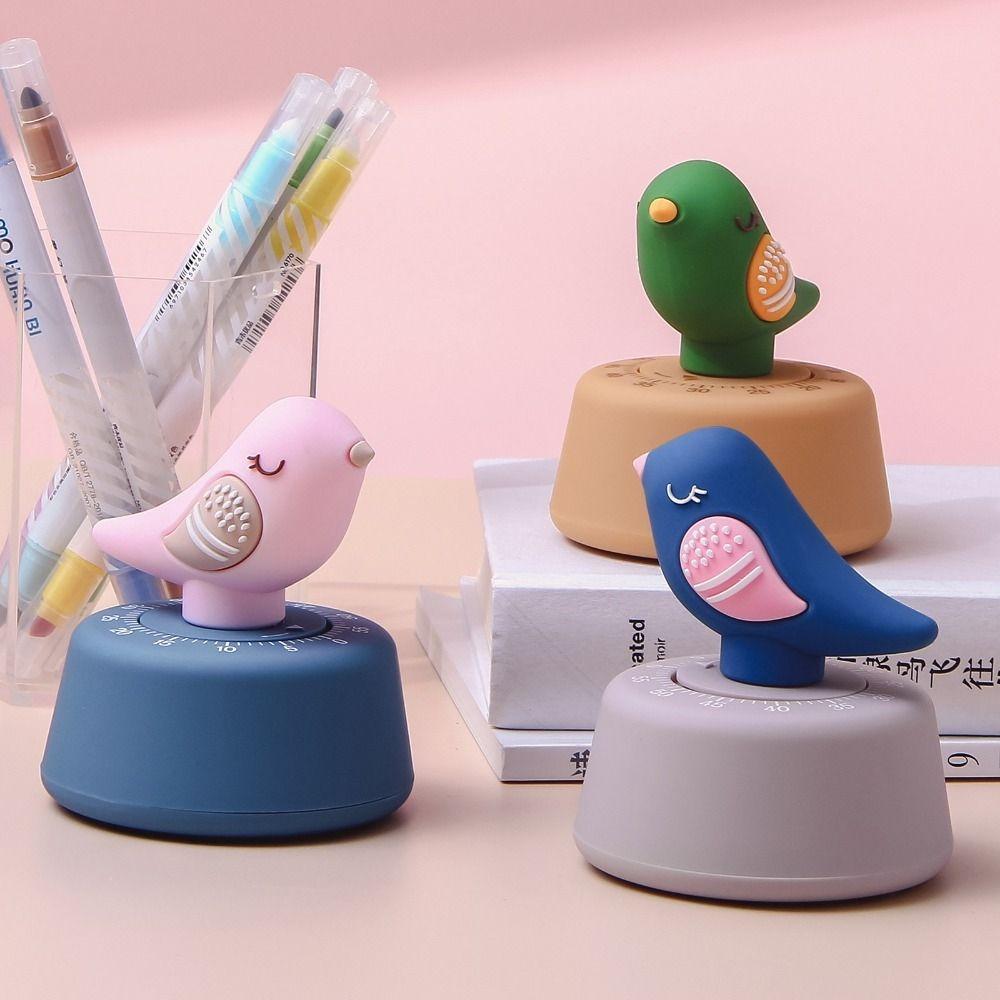 Bird Shaped Kitchen Timer Rotating Study Time Manager Timer Reminder Countdown Timer Baking