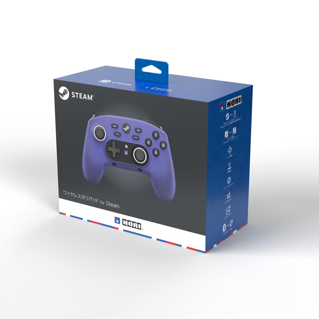 Беспроводной Horipad для Steam (Светящийся Фиолетовый)