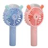 Ручной вентилятор с автоматическим распылением, USB-зарядкой, гуманизированной конструкцией решетки, низким уровнем шума, 3 скоростями, портативный вентилятор