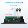 Bluetooth 5.3 Decoding Board MP3 12-15V Decoder Board Clock Time Display Microphone Car FM Radio USB TF Music Player Speaker