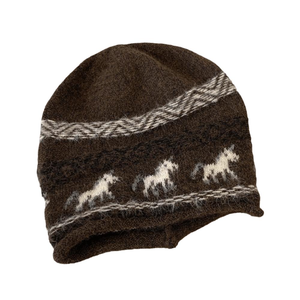 Soft Texture Winter Warm Beanie Hat Polyester Fair Isle Casual Beanie Hat Cold Weather