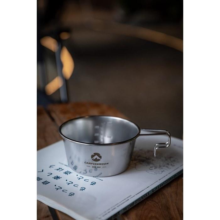 CAMPING MOON Shera Cup 360ml 2-Piece Set S-360-2P Silver