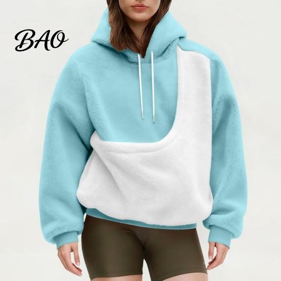 Pet Friendly Lounge Hoodie Pouch Hoodie, Oversized Cat Dog Carrier Sweatshirt, Fleece Lined Long Kitten Pullover Sleeve Top with Large Pocket