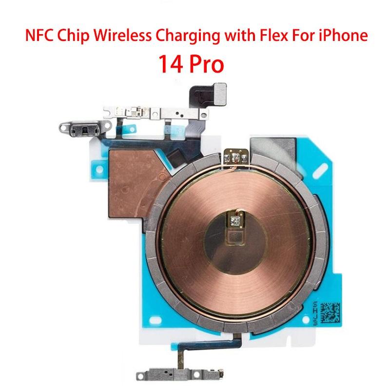 Wireless Charging Chip Coil NFC With Volume Flex For iPhone 11 Pro Max 12 13 14 X XS XR Charger Panel Sticker