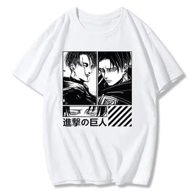 Attack On Titan Anime Levi AckerUnisex Printed Tshirt Unisexs and Womens Tshirt Unisexs Top Sports Tshirt Unisexs Tshirt Summer Tee