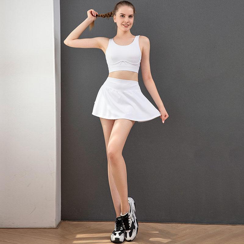 Женские спортивные теннисные юбки, юбка для фитнеса, шорты с высокой талией, спортивные шорты для бега, быстросохнущие спортивные шорты