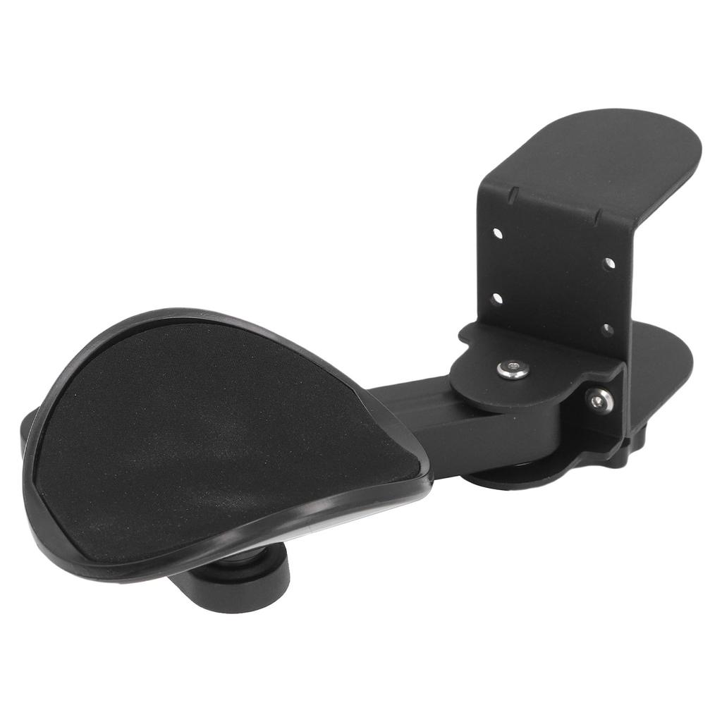 Clamp On Adjustable Arm Rest Support Extender for Desk Armrest Pad 360 Degree Rotating Elbow Rest