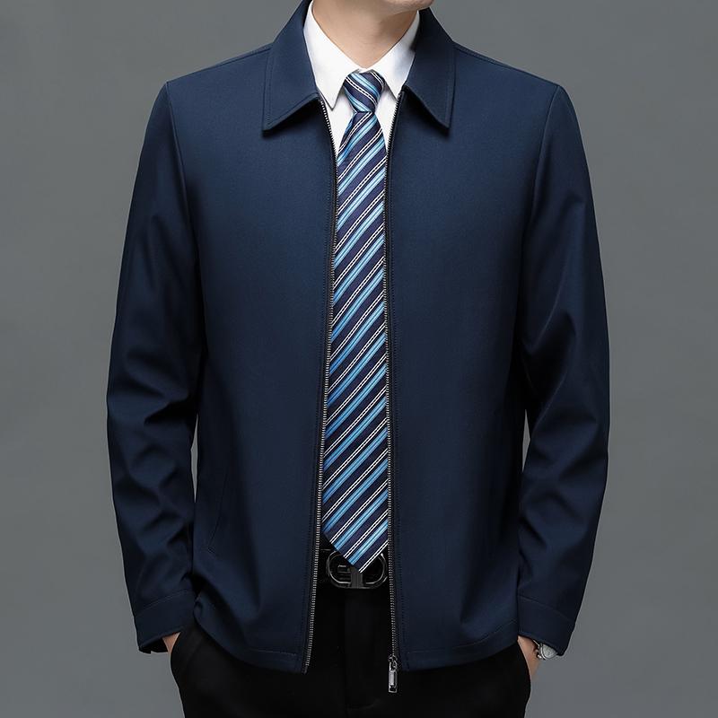 Woodpecker Men's 2025 Spring/Autumn Casual Executive Baseball Jacket