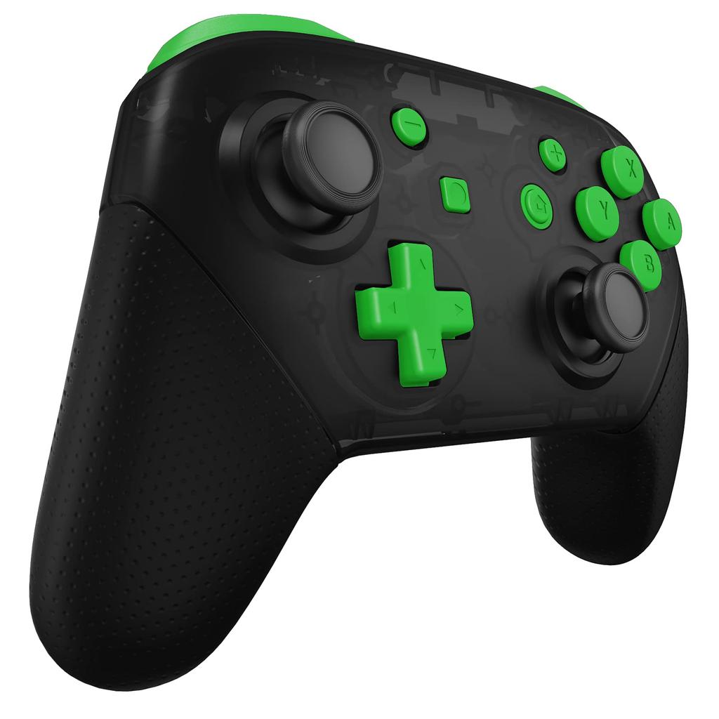 Полный набор кнопок для eXtremeRate switch pro ABXY ZR ZL LR кнопки для pro controller switch контроллер в комплект не входит контроллер, D-pad - [зеленый]