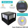 Waterproof Fence Gate Pillar Lamp Solar Powered Villa Column Lamp Solar Column Light  Outdoor