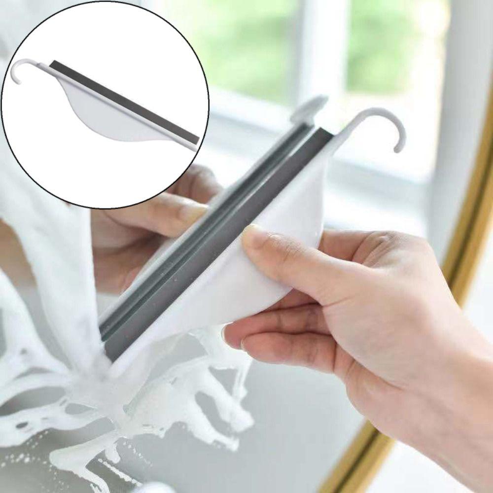 Домашний мини-скребок для окон из ТПР, бытовой очиститель для стекла, чистящая щетка