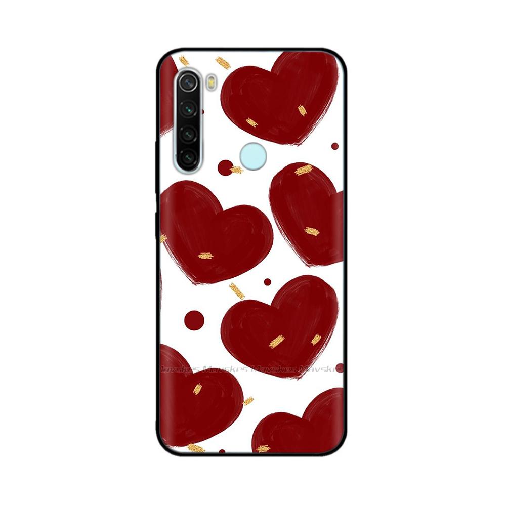 Для Xiaomi Redmi Note 8T Чехол с узором Полная защита Мягкий жидкий силикон Мультяшный чехол для Redmi Note 8T Note8T Оболочка Fundas