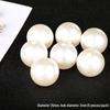 3-30mm Glossy Imitation Pearl Beads for DIY Jewelry: Hairpins, Bracelets, Necklaces, and Decorative Accessories.