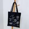 2023 Summer Canvas Tote Bag for College Students - Casual Single Shoulder Handbag