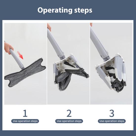 Швабра X-типа плоская для сухого и влажного использования, швабра-бабочка, швабра без отжима с вращающейся на 360 градусов головкой для полов дома, общежития