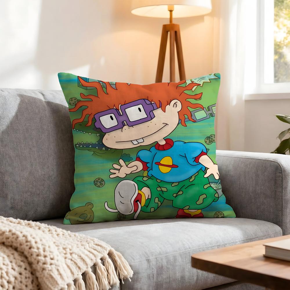Cartoon Rugrats Cushion Cover Pcs Decorative Covers Soft Cushion Case for Sofa Couch Decor x x Pillowcases