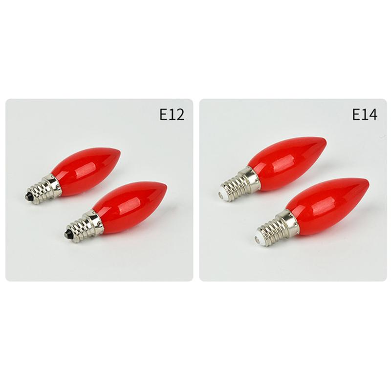 1шт светодиодная лампа для алтаря E12/E14 красная свеча Будда лампа храм декоративная лампа