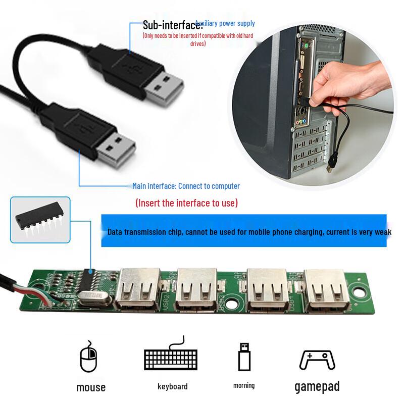Подставка для монитора DeskTopper с 4-портовым USB-хабом