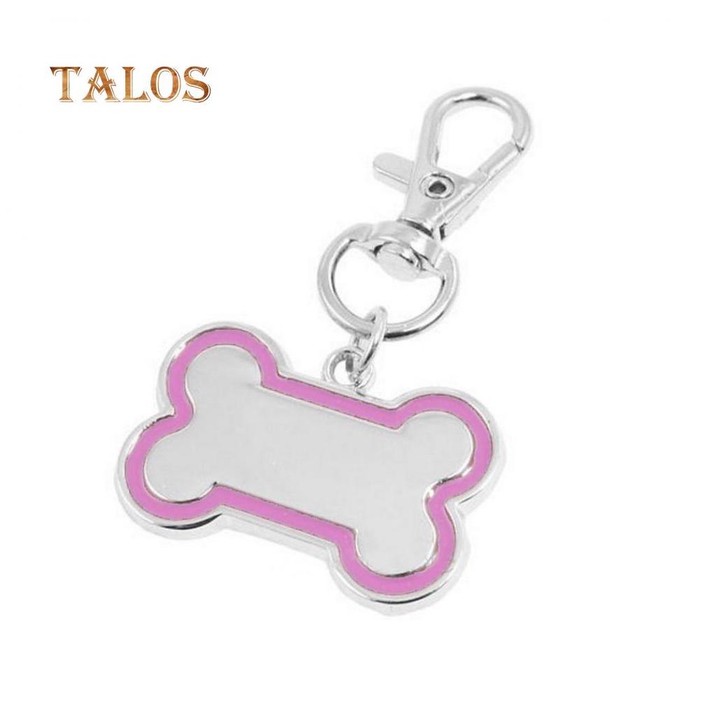 Форма кости, пустое имя телефона, идентификационная бирка для домашнего животного, выгравированный шейный воротник, поводок, подвеска для собак и кошек