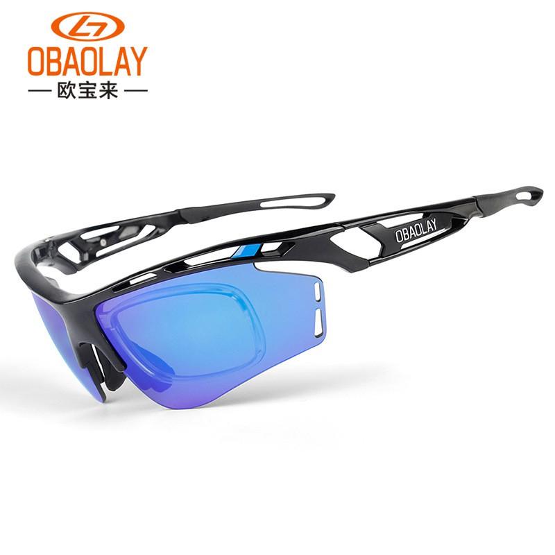 Polarized Cycling Sunglasses Men Women TR90 Frame Replaceable Lenses Adjustable Nose Pad Windproof Sport Eyewear